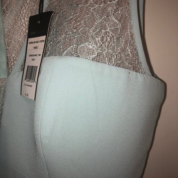BCBG AZRIA Aqua Mist Ariel Dress Size 4. - Picture 6 of 9